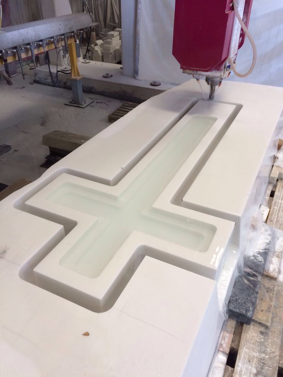 CNC marble processing